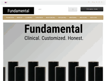 Tablet Screenshot of fundamentalskin.com